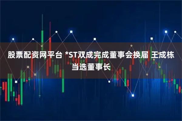 股票配资网平台 *ST双成完成董事会换届 王成栋当选董事长